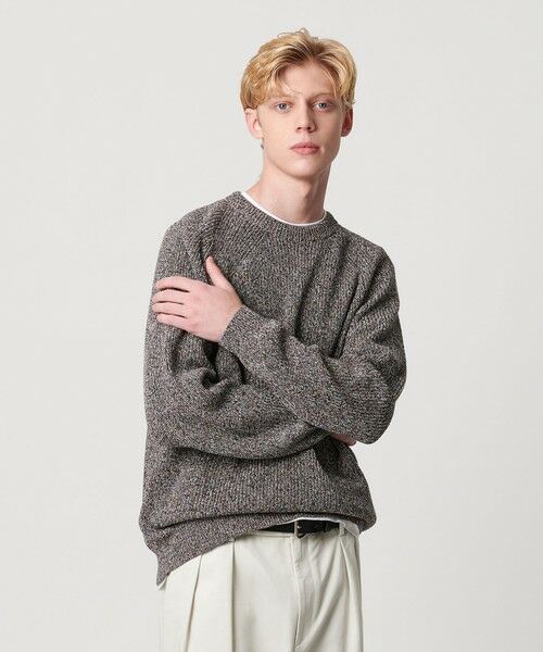 BEAUTY&YOUTH UNITED ARROWS / ビューティー&ユース ユナイテッドアローズ ニット・セーター | クリスプ アゼ スリーク クルーネック ニット | 詳細20