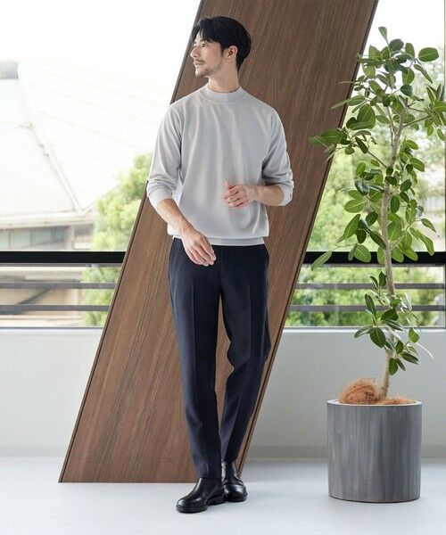 BEAUTY&YOUTH UNITED ARROWS / ビューティー&ユース ユナイテッドアローズ スラックス・ドレスパンツ | 【WEB限定 WARDROBE SMART】LANATEC シャンブレー ノープリーツ パンツ | 詳細20