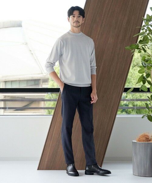 BEAUTY&YOUTH UNITED ARROWS / ビューティー&ユース ユナイテッドアローズ スラックス・ドレスパンツ | 【WEB限定 WARDROBE SMART】LANATEC シャンブレー ノープリーツ パンツ | 詳細21