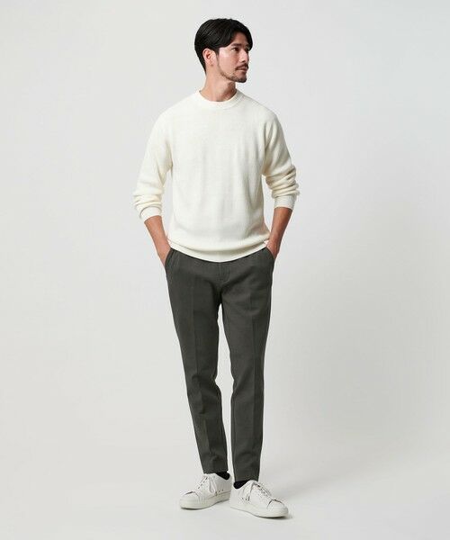 BEAUTY&YOUTH UNITED ARROWS / ビューティー&ユース ユナイテッドアローズ その他パンツ | 【WEB限定 WARDROBE SMART】ダブルニット ノープリーツ スラックス パンツ/セットアップ対応 | 詳細23