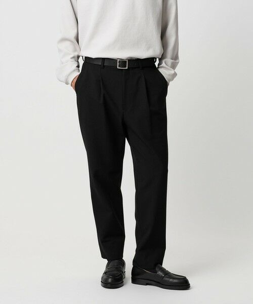 BEAUTY&YOUTH UNITED ARROWS / ビューティー&ユース ユナイテッドアローズ その他パンツ | アルガン TR 1プリーツ テーパード パンツ NO.7 | 詳細1