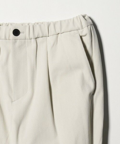 BEAUTY&YOUTH UNITED ARROWS / ビューティー&ユース ユナイテッドアローズ その他パンツ | トリコット コーデュロイ 1プリーツ イージーパンツ NO.5 ストレッチ | 詳細4