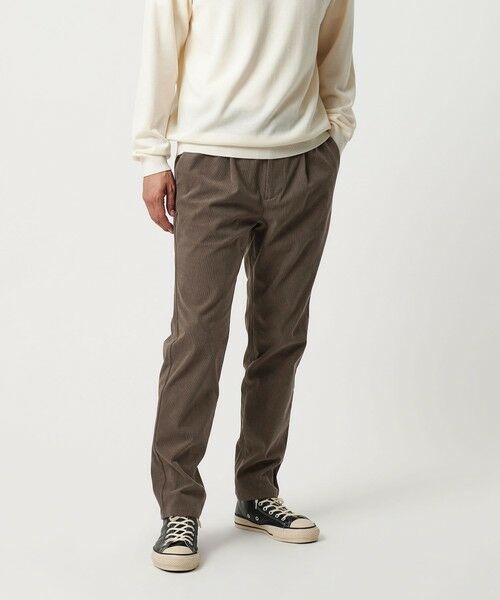 BEAUTY&YOUTH UNITED ARROWS / ビューティー&ユース ユナイテッドアローズ その他パンツ | トリコット コーデュロイ 1プリーツ イージーパンツ NO.5 ストレッチ | 詳細10