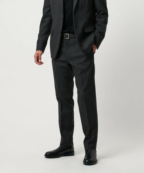 BEAUTY&YOUTH UNITED ARROWS / ビューティー&ユース ユナイテッドアローズ その他パンツ | ストレッチ サキソニー ノープリーツ スリムパンツ セットアップ対応 | 詳細1