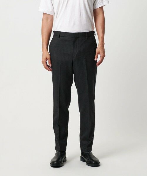 BEAUTY&YOUTH UNITED ARROWS / ビューティー&ユース ユナイテッドアローズ その他パンツ | ストレッチ サキソニー ノープリーツ スリムパンツ セットアップ対応 | 詳細3