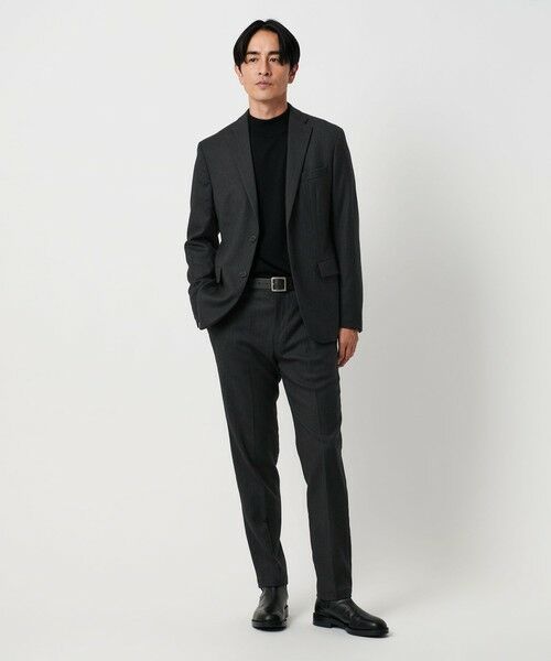 BEAUTY&YOUTH UNITED ARROWS / ビューティー&ユース ユナイテッドアローズ その他パンツ | ストレッチ サキソニー ノープリーツ スリムパンツ セットアップ対応 | 詳細2