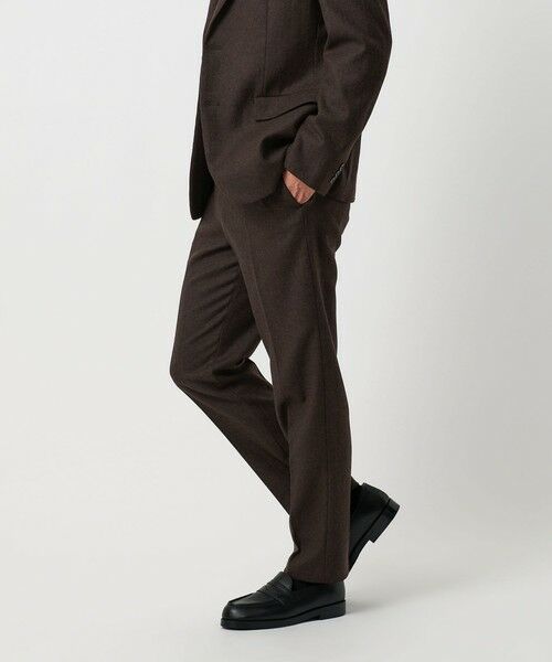 BEAUTY&YOUTH UNITED ARROWS / ビューティー&ユース ユナイテッドアローズ その他パンツ | ストレッチ サキソニー ノープリーツ スリムパンツ セットアップ対応 | 詳細12