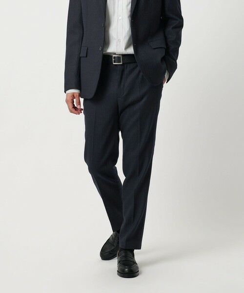 BEAUTY&YOUTH UNITED ARROWS / ビューティー&ユース ユナイテッドアローズ その他パンツ | ストレッチ サキソニー ノープリーツ スリムパンツ セットアップ対応 | 詳細17