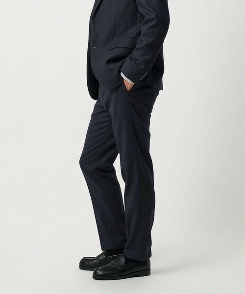 BEAUTY&YOUTH UNITED ARROWS / ビューティー&ユース ユナイテッドアローズ その他パンツ | ストレッチ サキソニー ノープリーツ スリムパンツ セットアップ対応 | 詳細18