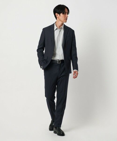 BEAUTY&YOUTH UNITED ARROWS / ビューティー&ユース ユナイテッドアローズ その他パンツ | ストレッチ サキソニー ノープリーツ スリムパンツ セットアップ対応 | 詳細19