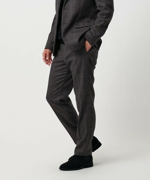 BEAUTY&YOUTH UNITED ARROWS / ビューティー&ユース ユナイテッドアローズ その他パンツ | ストレッチ サキソニー ノープリーツ スリムパンツ セットアップ対応 | 詳細29