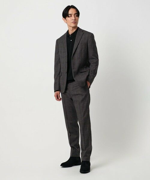 BEAUTY&YOUTH UNITED ARROWS / ビューティー&ユース ユナイテッドアローズ その他パンツ | ストレッチ サキソニー ノープリーツ スリムパンツ セットアップ対応 | 詳細30