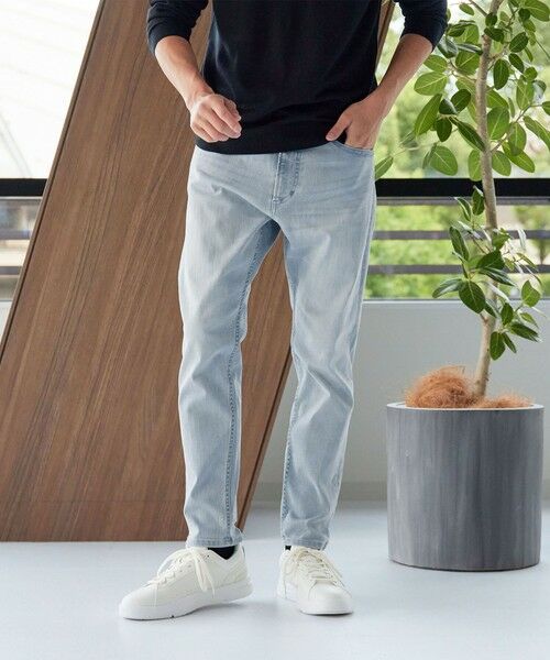 BEAUTY & YOUTH UNITED ARROWS/ビューティー&ユース ユナイテッドアローズ 【WEB限定 WARDROBE SMART】NEOスキン デニム スキニーパンツ LT. BLUE M BEAUTY & YOUTH UNITED ARROWS/ビューティー&ユース ユナイテッドアローズ 【WEB限定 WARDROBE SMART】NEOスキン デニム スキニーパンツ LT. BLUE M