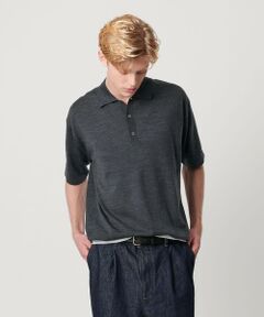 BEAUTY&YOUTH UNITED ARROWS / ビューティー&ユース ユナイテッドアローズ ニット・セーター | SPIFFY ウール 3B ショートスリーブ ポロシャツ ウォッシャブル