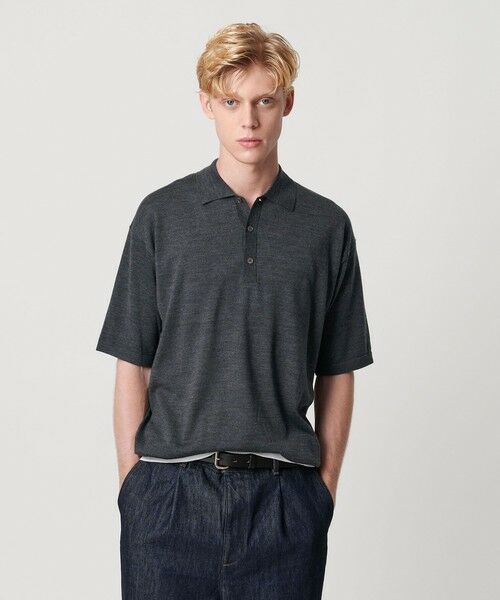 LACOSTE BEAUTY&YOUTH ショートスリーブ スウェットポロシャツ LACOSTE for BEAUTY&YOUTH 25SS 別注スウェットポロシャツが国内