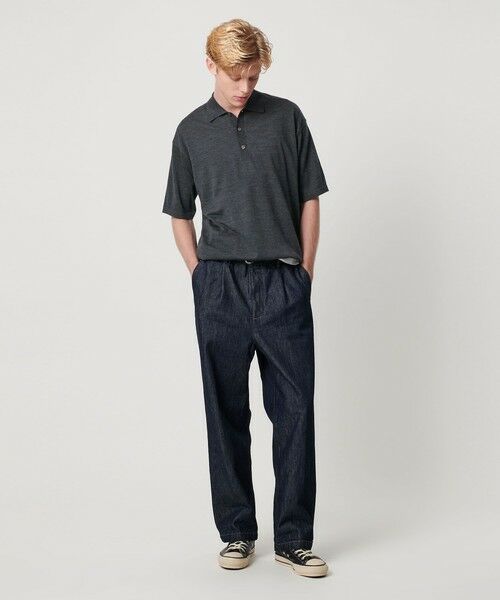 BEAUTY&YOUTH UNITED ARROWS / ビューティー&ユース ユナイテッドアローズ ニット・セーター | SPIFFY ウール 3B ショートスリーブ ポロシャツ ウォッシャブル | 詳細2
