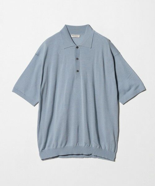 BEAUTY&YOUTH UNITED ARROWS / ビューティー&ユース ユナイテッドアローズ ニット・セーター | SPIFFY ウール 3B ショートスリーブ ポロシャツ ウォッシャブル | 詳細13