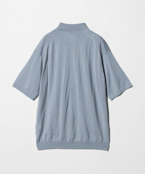 BEAUTY&YOUTH UNITED ARROWS / ビューティー&ユース ユナイテッドアローズ ニット・セーター | SPIFFY ウール 3B ショートスリーブ ポロシャツ ウォッシャブル | 詳細14