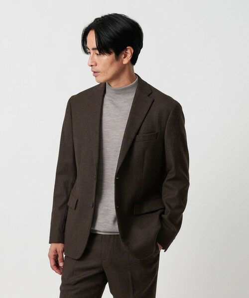 BEAUTY&YOUTH UNITED ARROWS / ビューティー&ユース ユナイテッドアローズ テーラードジャケット | ストレッチ サキソニー 2B ジャケット セットアップ対応 | 詳細5