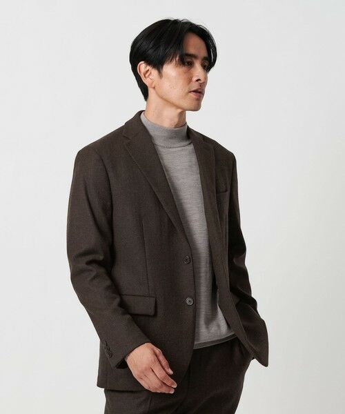 BEAUTY & YOUTH UNITED ARROWS/ビューティー&ユース ユナイテッドアローズ ストレッチ サキソニー 2B ジャケット セットアップ対応 DK. BROWN XL BEAUTY & YOUTH UNITED ARROWS/ビューティー&ユース ユナイテッドアローズ ストレッチ サキソニー 2B ジャケット セットアップ対応 DK. BROWN XL