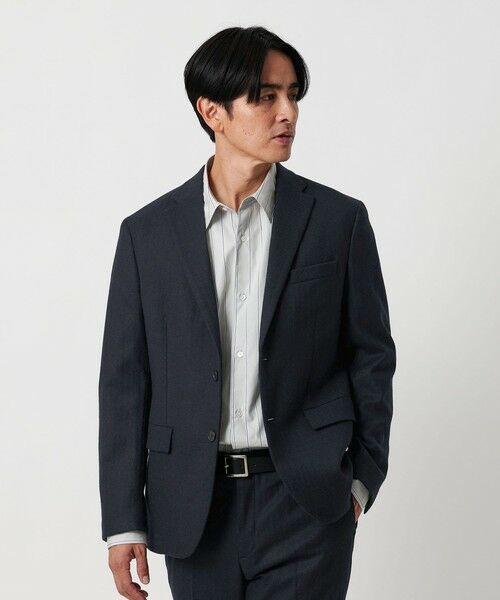 BEAUTY&YOUTH UNITED ARROWS / ビューティー&ユース ユナイテッドアローズ テーラードジャケット | ストレッチ サキソニー 2B ジャケット セットアップ対応 | 詳細10