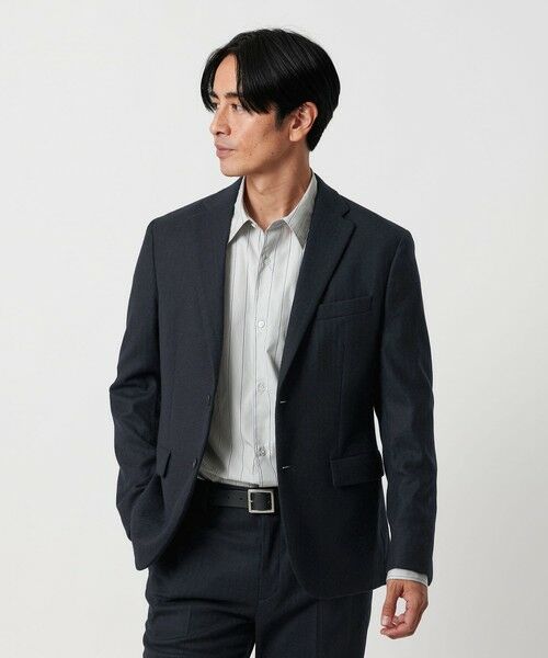 BEAUTY & YOUTH UNITED ARROWS/ビューティー&ユース ユナイテッドアローズ ストレッチ サキソニー 2B ジャケット セットアップ対応 NAVY XL BEAUTY & YOUTH UNITED ARROWS/ビューティー&ユース ユナイテッドアローズ ストレッチ サキソニー 2B ジャケット セットアップ対応 NAVY XL