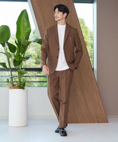 semoh セモー 22AW セットアップ ジャケット スラックス ブラウン semoh セモー 22AW セットアップ ジャケット スラックス ブラウン