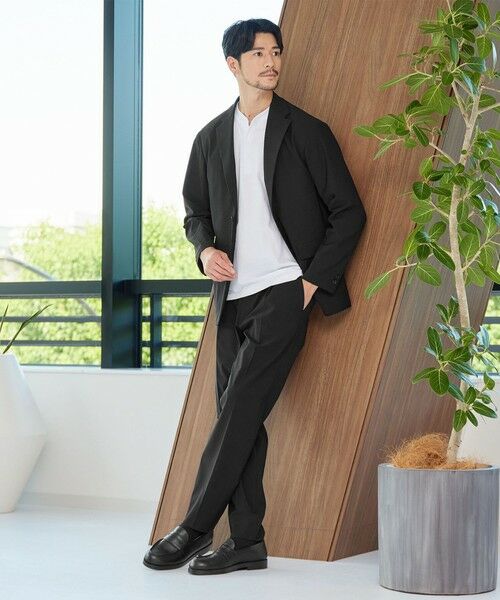 BEAUTY & YOUTH UNITED ARROWS/ビューティー&ユース ユナイテッドアローズ 【WEB限定 WARDROBE SMART】MILPA リラックス セットアップ/ジャケット&イージーパンツ BLACK S BEAUTY & YOUTH UNITED ARROWS/ビューティー&ユース ユナイテッドアローズ 【WEB限定 WARDROBE SMART】MILPA リラックス セットアップ/ジャケット&イージーパンツ BLACK S