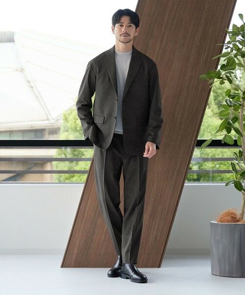 BEAUTY&YOUTH UNITED ARROWS / ビューティー&ユース ユナイテッドアローズ セットアップ | 【WEB限定 WARDROBE SMART】LANATEC リラックス セットアップ/ジャケット＆イージーパンツ | 詳細1