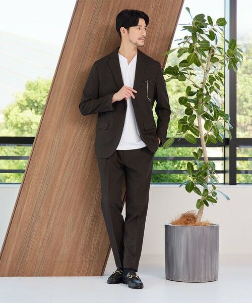 BEAUTY & YOUTH UNITED ARROWS/ビューティー&ユース ユナイテッドアローズ 【WEB限定 WARDROBE SMART】LANATEC セットアップ/背抜きジャケット&イージーパンツ DK. BROWN M BEAUTY & YOUTH UNITED ARROWS/ビューティー&ユース ユナイテッドアローズ 【WEB限定 WARDROBE SMART】LANATEC セットアップ/背抜きジャケット&イージーパンツ DK. BROWN M