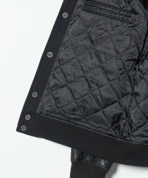 BEAUTY&YOUTH UNITED ARROWS / ビューティー&ユース ユナイテッドアローズ その他アウター | 【WEB限定 WARDROBE SMART】ブラックメルトン レザーライク スタジャン | 詳細10