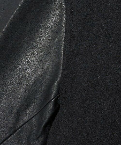 BEAUTY&YOUTH UNITED ARROWS / ビューティー&ユース ユナイテッドアローズ その他アウター | 【WEB限定 WARDROBE SMART】ブラックメルトン レザーライク スタジャン | 詳細12