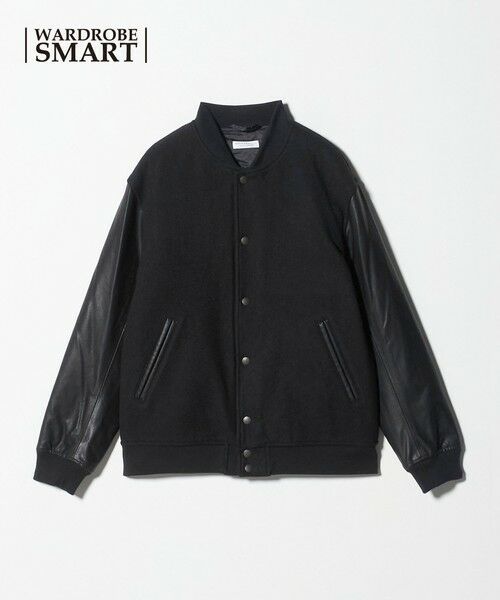 BEAUTY&YOUTH UNITED ARROWS / ビューティー&ユース ユナイテッドアローズ その他アウター | 【WEB限定 WARDROBE SMART】ブラックメルトン レザーライク スタジャン | 詳細4