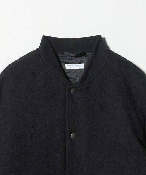 BEAUTY&YOUTH UNITED ARROWS / ビューティー&ユース ユナイテッドアローズ その他アウター | 【WEB限定 WARDROBE SMART】ブラックメルトン レザーライク スタジャン | 詳細6