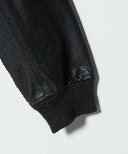 BEAUTY&YOUTH UNITED ARROWS / ビューティー&ユース ユナイテッドアローズ その他アウター | 【WEB限定 WARDROBE SMART】ブラックメルトン レザーライク スタジャン | 詳細7