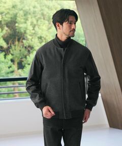 BEAUTY&YOUTH UNITED ARROWS / ビューティー&ユース ユナイテッドアローズ その他アウター | 【WEB限定 WARDROBE SMART】グレーメルトン レザーライク スタジャン