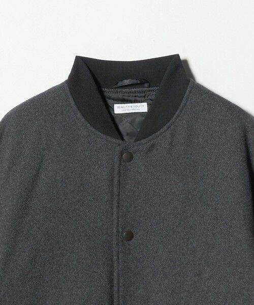 BEAUTY&YOUTH UNITED ARROWS / ビューティー&ユース ユナイテッドアローズ その他アウター | 【WEB限定 WARDROBE SMART】グレーメルトン レザーライク スタジャン | 詳細11