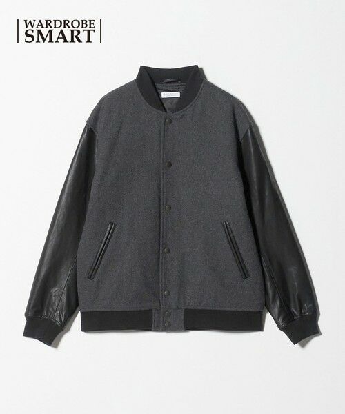 BEAUTY&YOUTH UNITED ARROWS / ビューティー&ユース ユナイテッドアローズ その他アウター | 【WEB限定 WARDROBE SMART】グレーメルトン レザーライク スタジャン | 詳細3