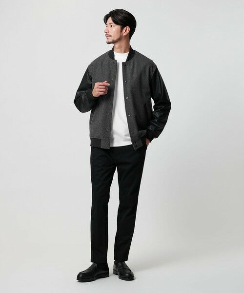 BEAUTY&YOUTH UNITED ARROWS / ビューティー&ユース ユナイテッドアローズ その他アウター | 【WEB限定 WARDROBE SMART】グレーメルトン レザーライク スタジャン | 詳細6