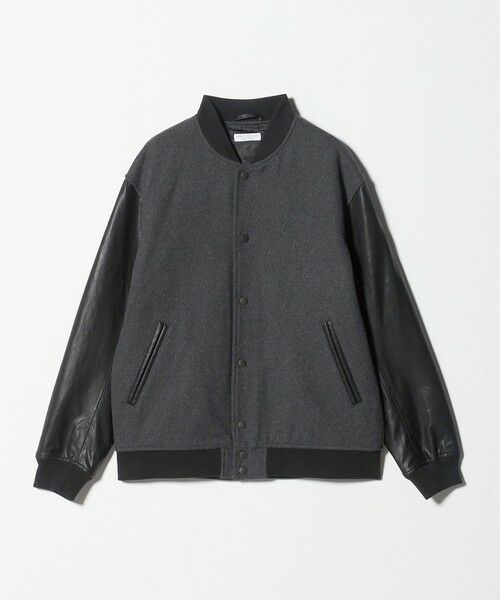 BEAUTY&YOUTH UNITED ARROWS / ビューティー&ユース ユナイテッドアローズ その他アウター | 【WEB限定 WARDROBE SMART】グレーメルトン レザーライク スタジャン | 詳細9