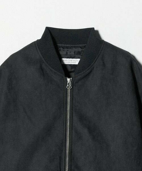 BEAUTY&YOUTH UNITED ARROWS / ビューティー&ユース ユナイテッドアローズ ブルゾン | 【WEB限定 WARDROBE SMART】スエードライク リブ ブルゾン | 詳細5
