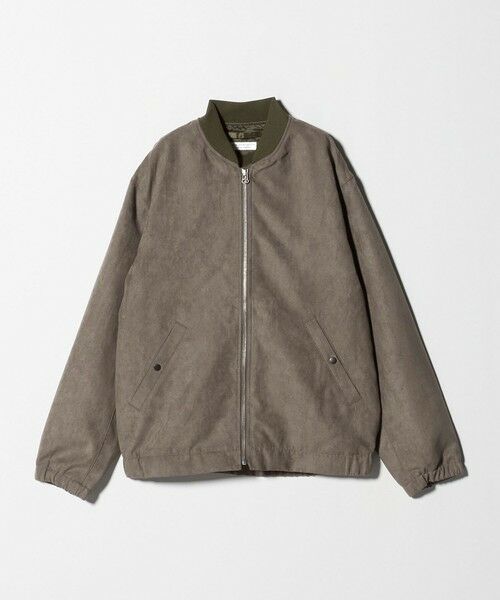 BEAUTY&YOUTH UNITED ARROWS / ビューティー&ユース ユナイテッドアローズ ブルゾン | 【WEB限定 WARDROBE SMART】スエードライク リブ ブルゾン | 詳細10