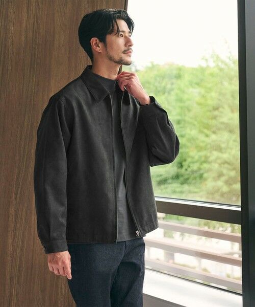 BEAUTY&YOUTH UNITED ARROWS / ビューティー&ユース ユナイテッドアローズ ブルゾン | 【WEB限定 WARDROBE SMART】スエードライク ジップ ブルゾン | 詳細2