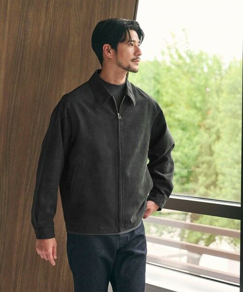 BEAUTY&YOUTH UNITED ARROWS / ビューティー&ユース ユナイテッドアローズ ブルゾン | 【WEB限定 WARDROBE SMART】スエードライク ジップ ブルゾン | 詳細4