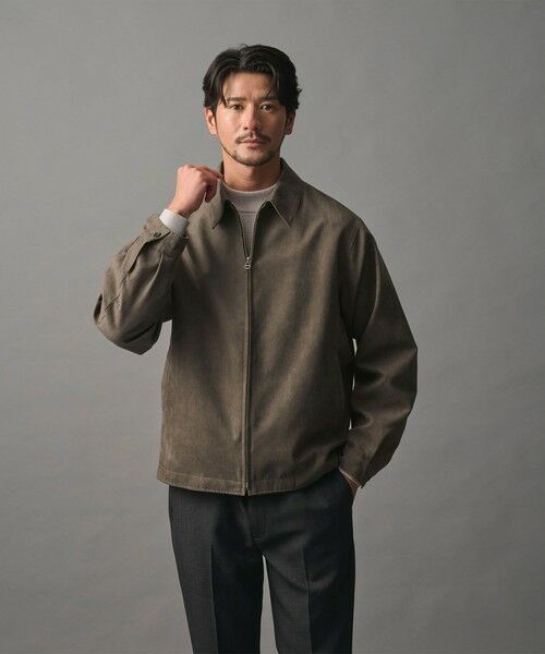 BEAUTY&YOUTH UNITED ARROWS / ビューティー&ユース ユナイテッドアローズ ブルゾン | 【WEB限定 WARDROBE SMART】スエードライク ジップ ブルゾン | 詳細17