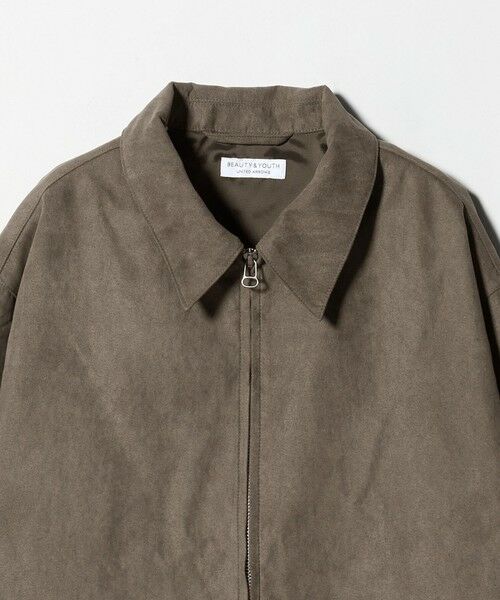 BEAUTY&YOUTH UNITED ARROWS / ビューティー&ユース ユナイテッドアローズ ブルゾン | 【WEB限定 WARDROBE SMART】スエードライク ジップ ブルゾン | 詳細20