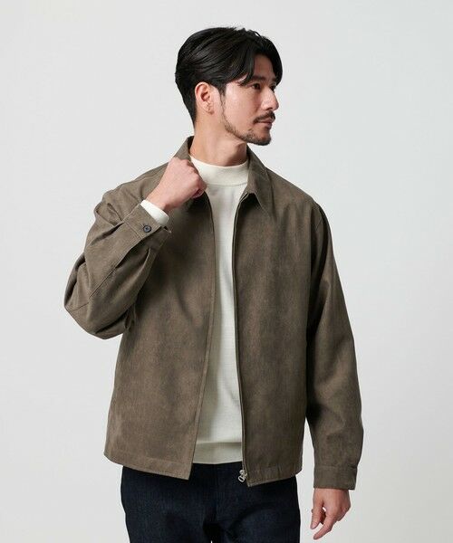 BEAUTY&YOUTH UNITED ARROWS / ビューティー&ユース ユナイテッドアローズ ブルゾン | 【WEB限定 WARDROBE SMART】スエードライク ジップ ブルゾン | 詳細11