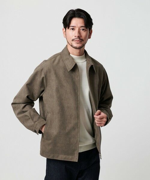 BEAUTY&YOUTH UNITED ARROWS / ビューティー&ユース ユナイテッドアローズ ブルゾン | 【WEB限定 WARDROBE SMART】スエードライク ジップ ブルゾン | 詳細13