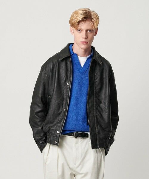 BEAUTY & YOUTH UNITED ARROWS/ビューティー&ユース ユナイテッドアローズ ラブ レザー フライト ジャケット BLACK M BEAUTY & YOUTH UNITED ARROWS/ビューティー&ユース ユナイテッドアローズ ラブ レザー フライト ジャケット BLACK M