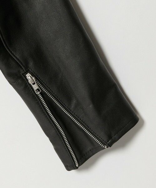 BEAUTY&YOUTH UNITED ARROWS / ビューティー&ユース ユナイテッドアローズ レザーブルゾン・ジャケット | 【WEB限定 WARDROBE SMART】 シープ シングル ライダースジャケット | 詳細10